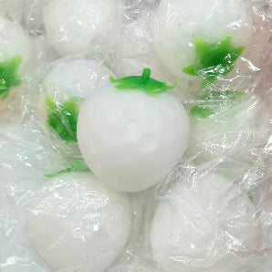 white strawberry squishy